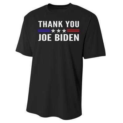 Thank You Joe Biden Thank You President Performance Sprint T-Shirt