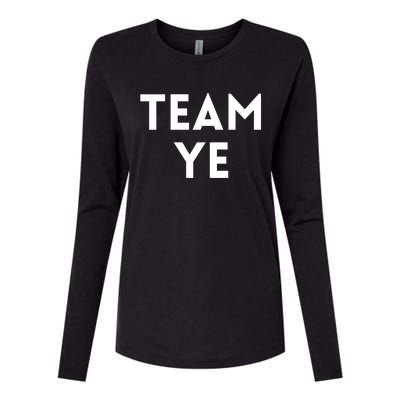 Team Ye Kanye Womens Cotton Relaxed Long Sleeve T-Shirt