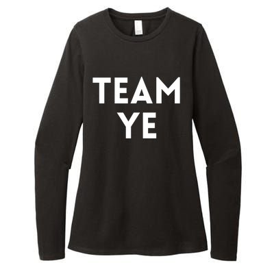 Team Ye Kanye Womens CVC Long Sleeve Shirt