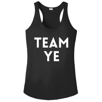 Team Ye Kanye Ladies PosiCharge Competitor Racerback Tank