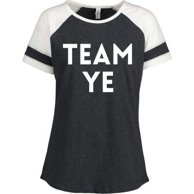 Team Ye Kanye Enza Ladies Jersey Colorblock Tee