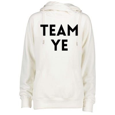 Team Ye Kanye Womens Funnel Neck Pullover Hood