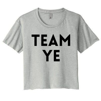 Team Ye Kanye Women's Crop Top Tee