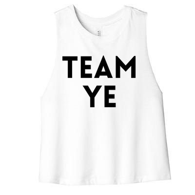 Team Ye Kanye Women's Racerback Cropped Tank