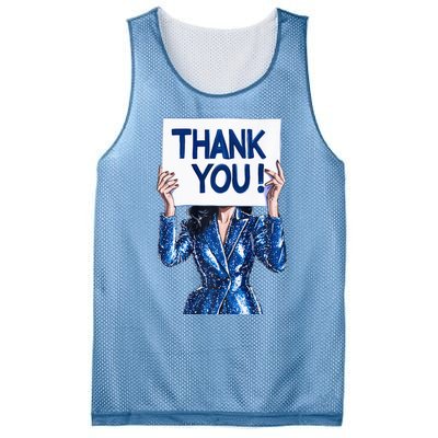 Thank You Kamala Harris 47 Mesh Reversible Basketball Jersey Tank