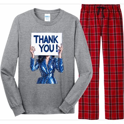 Thank You Kamala Harris 47 Long Sleeve Pajama Set