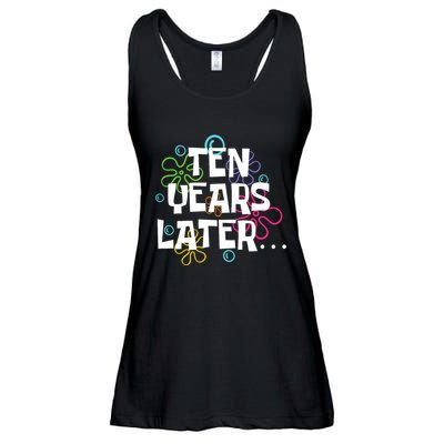 Ten Years Later Funny Meme 10 Years Old 10th Birthday Party Ladies Essential Flowy Tank