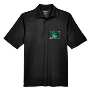 Thirty Years Later Funny 30 Year Old Birthday Party Men's Origin Performance Pique Polo