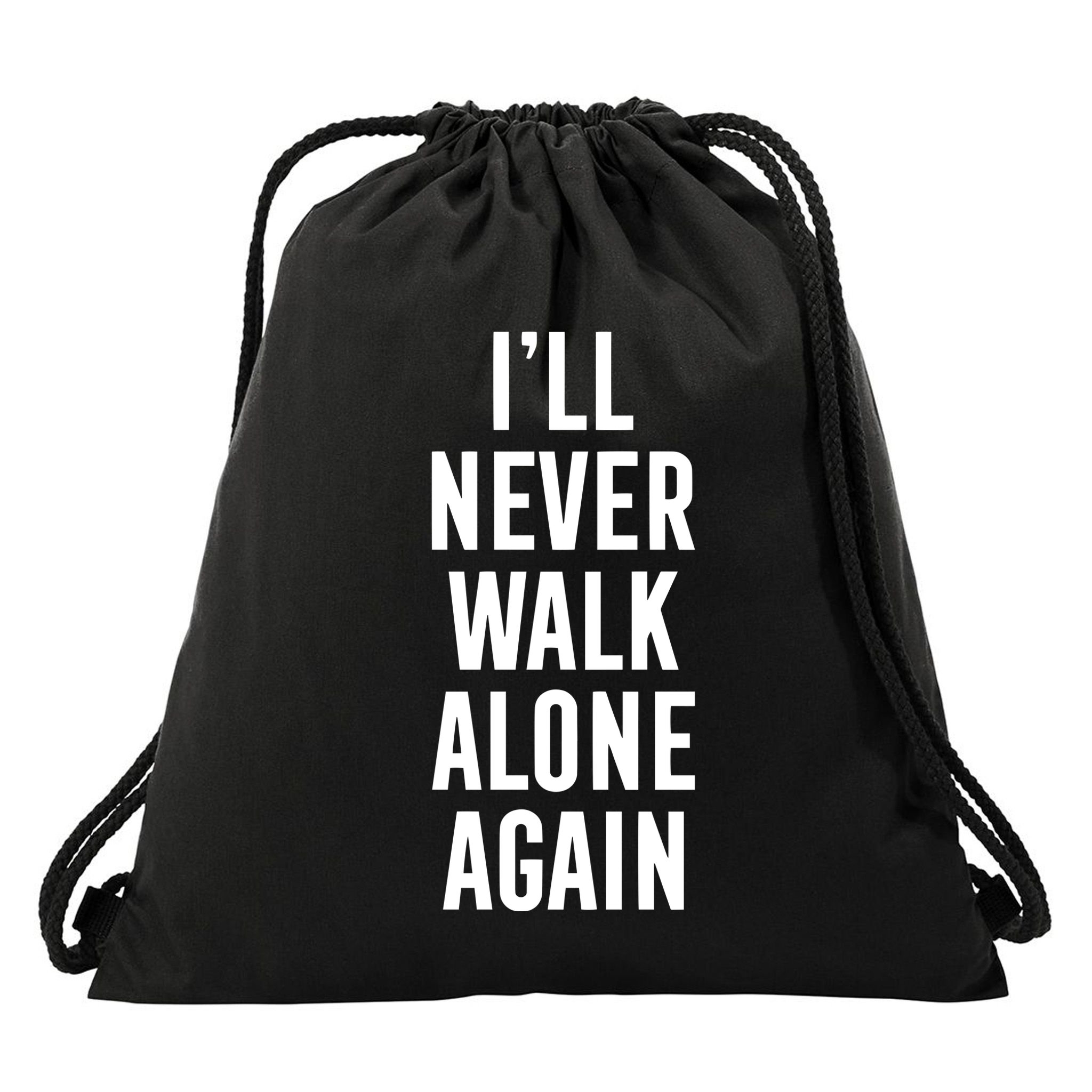 Thank You Luv ILl Never Walk Alone Again Drawstring Bag