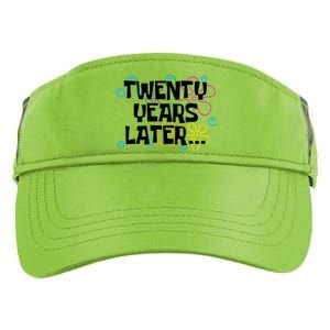 Twenty Years Later Funny 20th Birthday Gift Adult Drive Performance Visor