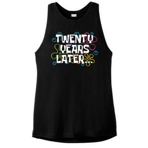 Twenty Years Later Funny 20th Birthday Gift Ladies PosiCharge Tri-Blend Wicking Tank