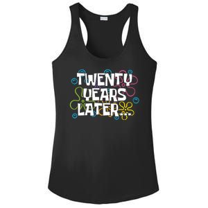 Twenty Years Later Funny 20th Birthday Gift Ladies PosiCharge Competitor Racerback Tank