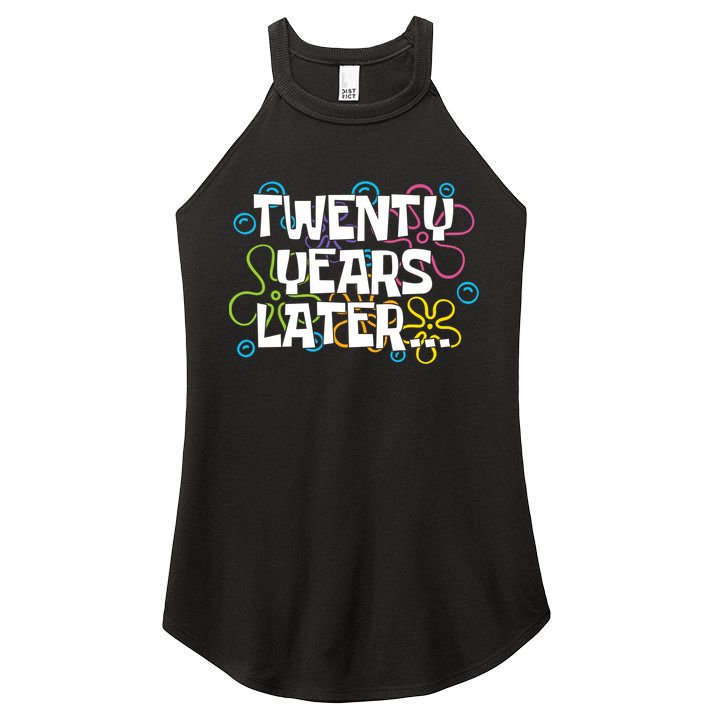 Twenty Years Later Funny 20th Birthday Gift Women's Perfect Tri Rocker Tank