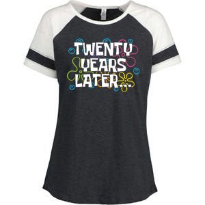 Twenty Years Later Funny 20th Birthday Gift Enza Ladies Jersey Colorblock Tee