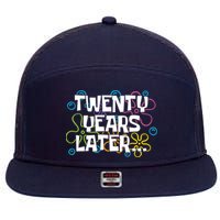 Twenty Years Later Funny 20th Birthday Gift 7 Panel Mesh Trucker Snapback Hat