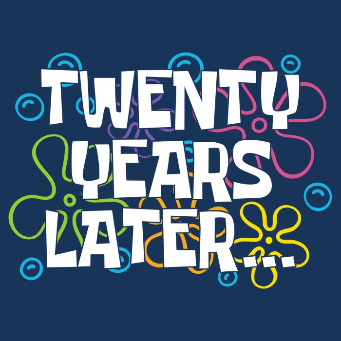 Twenty Years Later Funny 20th Birthday Gift 7 Panel Mesh Trucker Snapback Hat