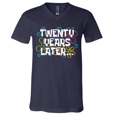 Twenty Years Later Funny 20th Birthday Gift V-Neck T-Shirt