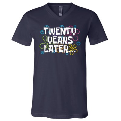 Twenty Years Later Funny 20th Birthday Gift V-Neck T-Shirt