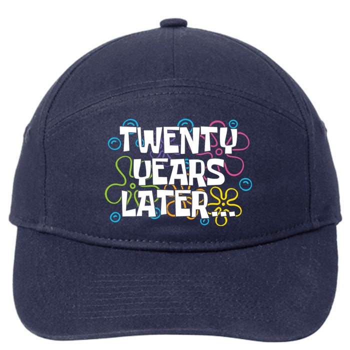 Twenty Years Later Funny 20th Birthday Gift 7-Panel Snapback Hat