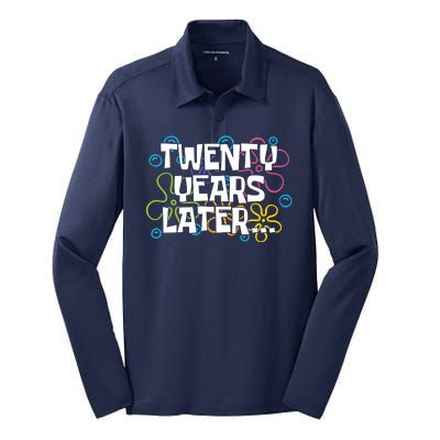 Twenty Years Later Funny 20th Birthday Gift Silk Touch Performance Long Sleeve Polo