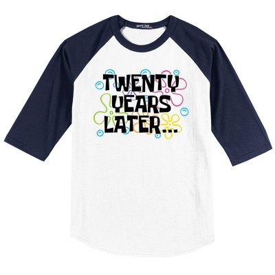 Twenty Years Later Funny 20th Birthday Gift Baseball Sleeve Shirt