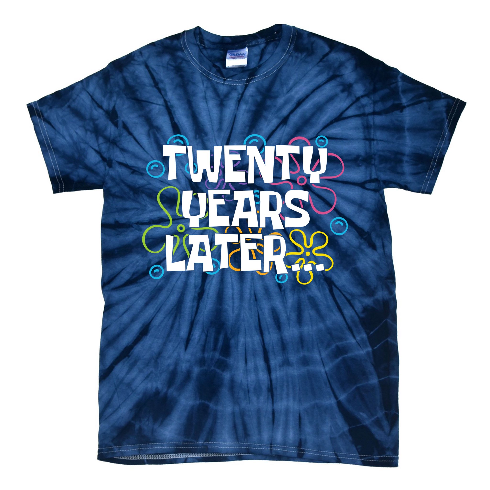Twenty Years Later Funny 20th Birthday Gift Tie-Dye T-Shirt