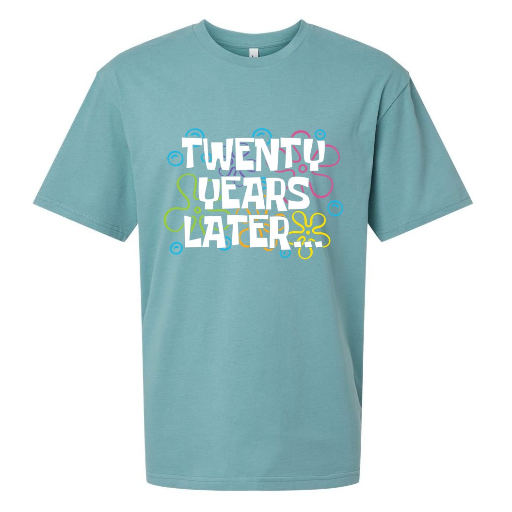 Twenty Years Later Funny 20th Birthday Gift Sueded Cloud Jersey T-Shirt
