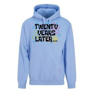 Twenty Years Later Funny 20th Birthday Gift Unisex Surf Hoodie