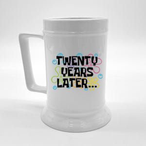 Twenty Years Later Funny 20th Birthday Gift Beer Stein