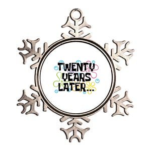 Twenty Years Later Funny 20th Birthday Gift Metallic Star Ornament