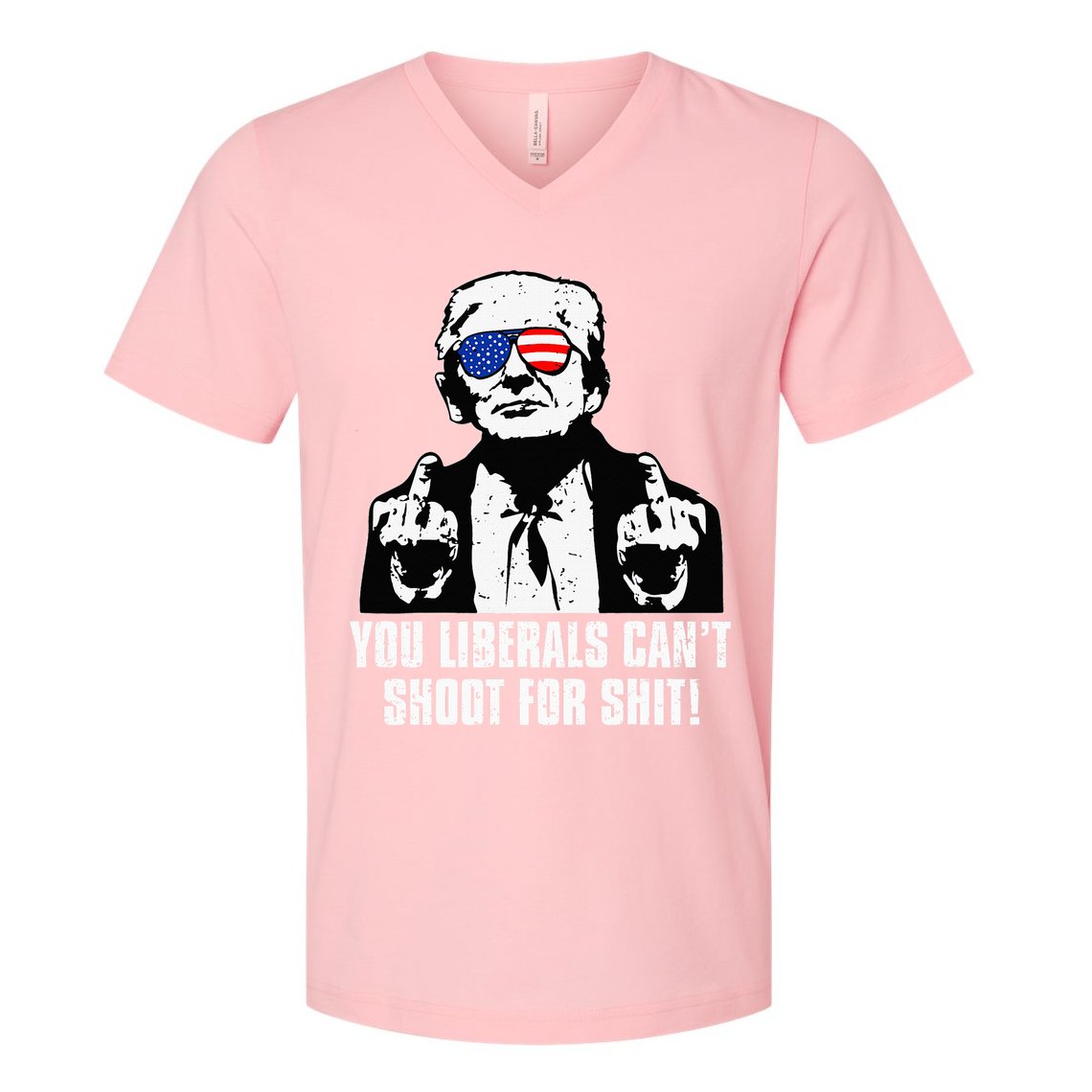 Trump You Liberals CanT Shoot For Shit V-Neck T-Shirt