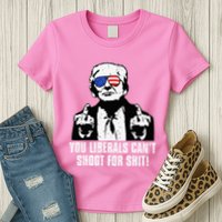 Trump You Liberals CanT Shoot For Shit Womens T-Shirt