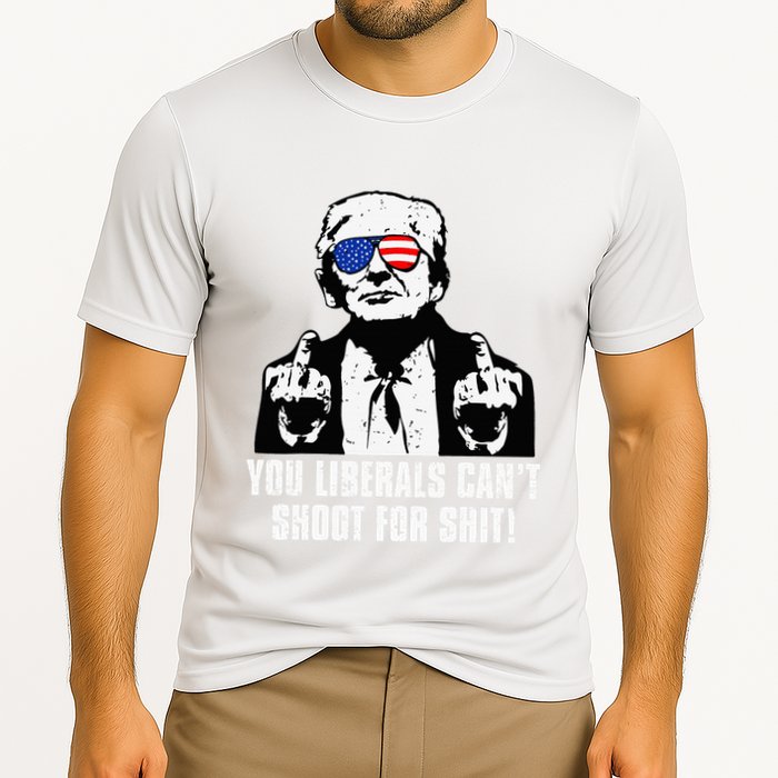 Trump You Liberals CanT Shoot For Shit Cooling Performance Crew T-Shirt