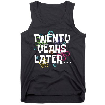 Twenty Years Later Funny 20 Year Old 20th Birthday Party Tank Top