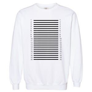 Track Your Long Hair Length Check On The Back Of The Garment-Dyed Sweatshirt