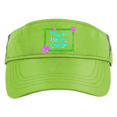 Thirty Years Later Funny 30 Year Old Birthday Party Adult Drive Performance Visor