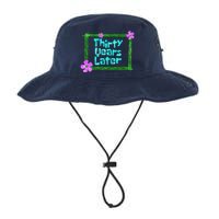 Thirty Years Later Funny 30 Year Old Birthday Party Legacy Cool Fit Booney Bucket Hat