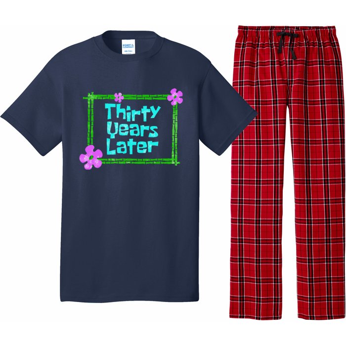 Thirty Years Later Funny 30 Year Old Birthday Party Pajama Set