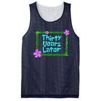 Thirty Years Later Funny 30 Year Old Birthday Party Mesh Reversible Basketball Jersey Tank