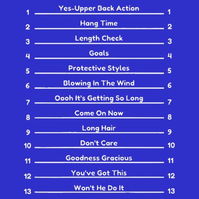 Track Your Long Natural Hair T-Shirt
