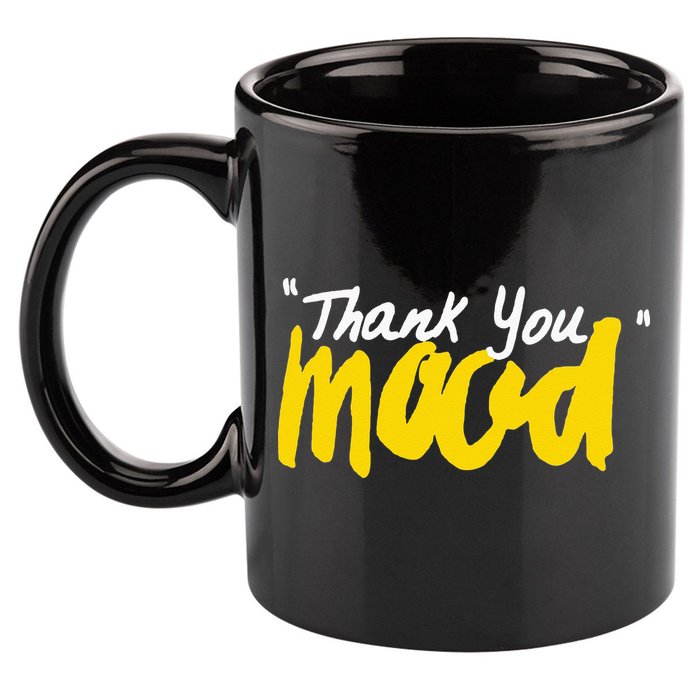 Thank You Mood 11oz C Handle Ceramic Mug