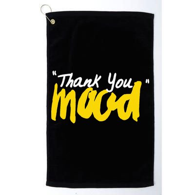 Thank You Mood Golf Towel