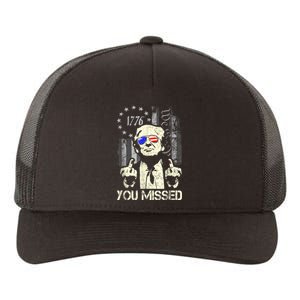 Trump You Missed Me Bitch Trump Shot Trump Supporters Yupoong Adult 5-Panel Trucker Hat