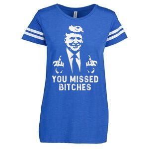 Trump You Missed Enza Ladies Jersey Football T-Shirt