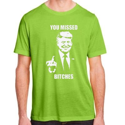 Trump You Missed Funny Trump 2024 Adult ChromaSoft Performance T-Shirt