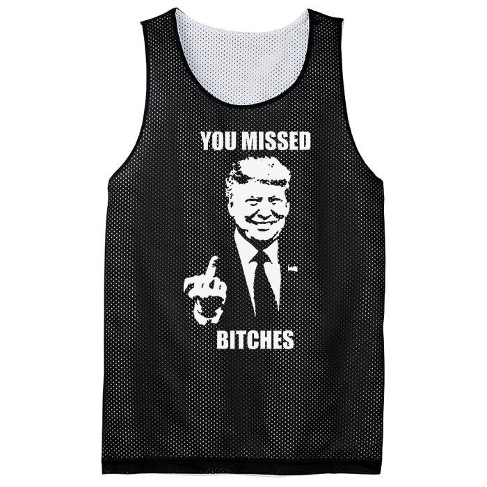 Trump You Missed Funny Trump 2024 Mesh Reversible Basketball Jersey Tank