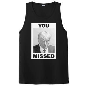 Trump You Missed 2024 Mugshot American Patriotic PosiCharge Competitor Tank