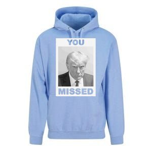 Trump You Missed 2024 Mugshot American Patriotic Unisex Surf Hoodie