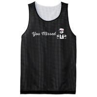 Trump You Missed Funny Trump 2024 Mesh Reversible Basketball Jersey Tank