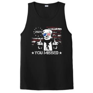 Trump You Missed Funny Trump 2024 PosiCharge Competitor Tank